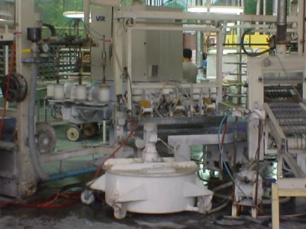 Glaze Dipping machine.